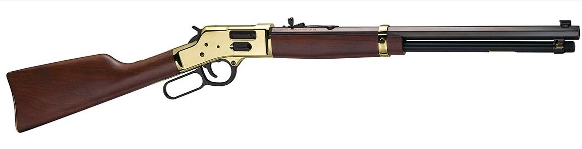 HENRY BIG BOY BRASS RIFLE .357 MAG/.38 SPL LARGE LOOP 10RD 20IN BARREL H006GMLL - 556 Black Friday Promotion